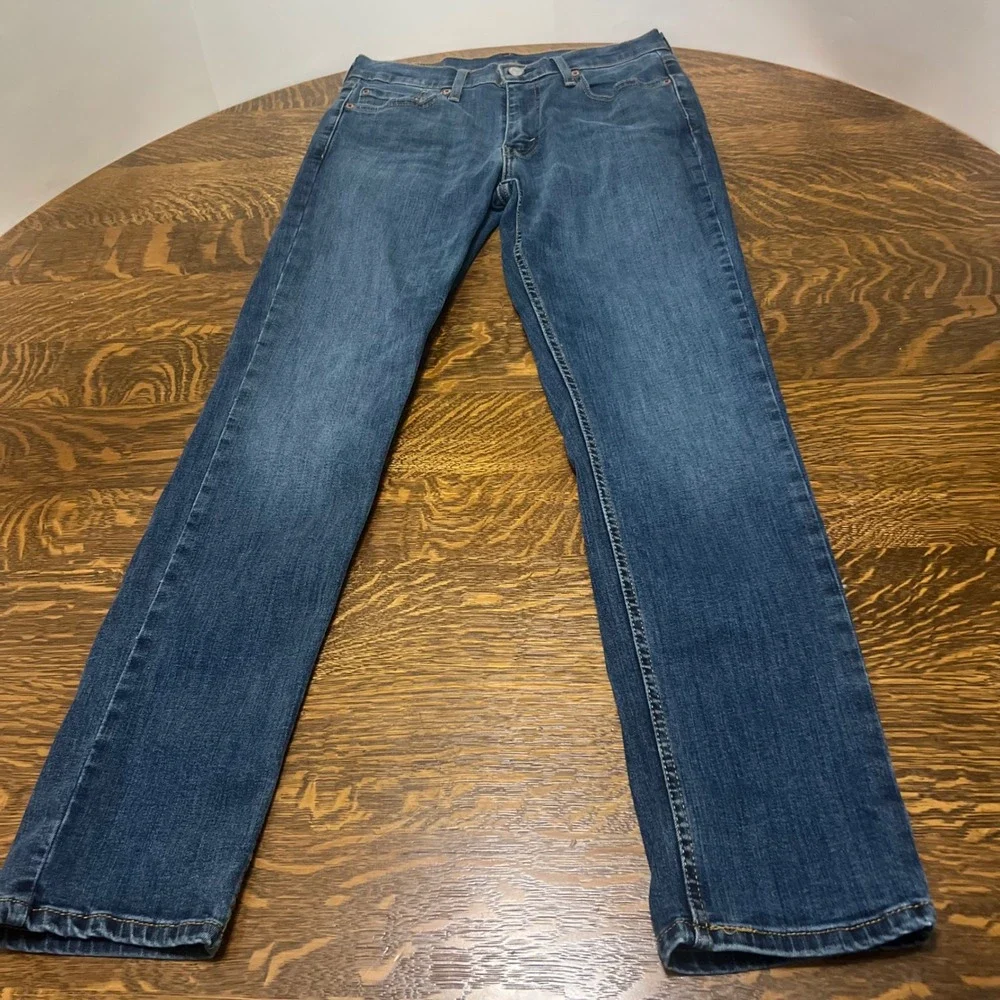 Levi 511 Slim Fit Jeans Mens W30 L32 Blue Medium Wash Denim